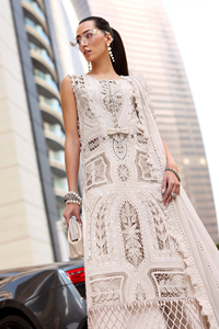 Vêtements de mariage 2025 Nouvelle conception Costume léger 3 pièces en couleur unie Entièrement personnalisé Fabriqué sur mesure Shalwar Kameez pour femmes avec dupatta - Product Image 3