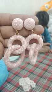 Handmade Glass Seed <b>Beaded</b> Earrings Boho Long Tassel Drop Fringe Earring Native Ethnic <b>Beaded</b> Jewelry for Women Wholesale - Product Image 3