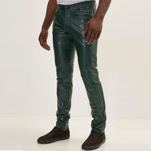 Pantalon en cuir pour homme, prix de gros, best-seller, tenue streetwear, meilleur achat - Product Image 2