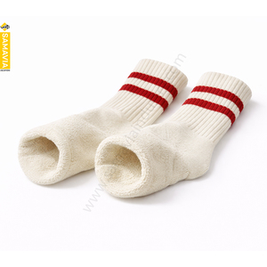 Calcetines Deportivos SAMAVIA de Punto, Color Liso, 100% Poliéster, para Yoga, Uso Diario, Cómodos, Duraderos, OEM Disponible, Precio Bajo, Juveniles - Product Image 4