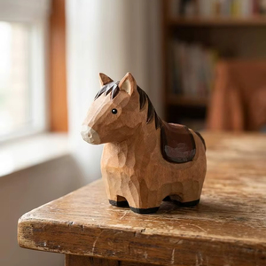 Centre de table en bois en forme de cheval de luxe pour la décoration intérieure et une présentation décorative haut de gamme - Product Image 1