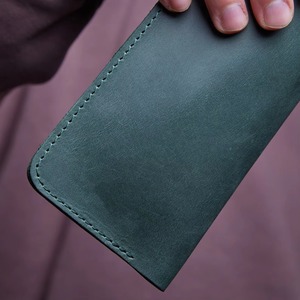 Sophisticated Classic Luxury Handmade Genuine Leather Lightweight Water Resistant <b>Glasses</b> Sleeve Minimalist Eyewear Cover Bulk - Product Image 5
