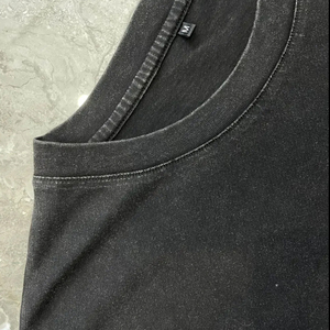Ensemble T-shirt et short en coton 100% de qualité supérieure, 300 GSM, délavé à l'acide, avec logo personnalisé, pour l'été, prix de gros - Product Image 5
