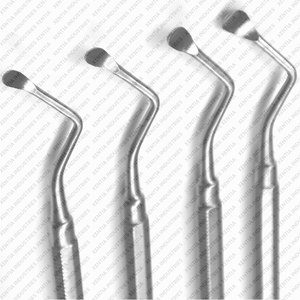 4 PCS Lucas Bone Curettes Fig No 85 86 87 88 Dental Surgical Bone Curettes Stainless Steel Oral Surgery Curettes Instruments CE - Product Image 2