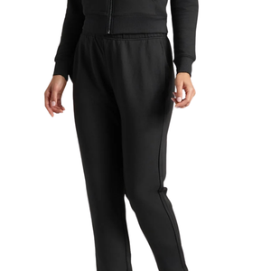 Women Winter Solid Zip Hoodie Tracksuit Set Fitted Sweatshirt Tapered Jogger <b>Trousers</b> Pocketed Casual Two Piece Lounge Outfit - Product Image 2