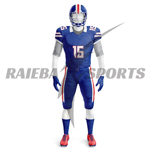 Tenues de football américain personnalisées pour équipes – Maillots de football américain sur mesure avec numéros de joueur imprimés par sublimation, respirants, pour les matchs - Product Image 3