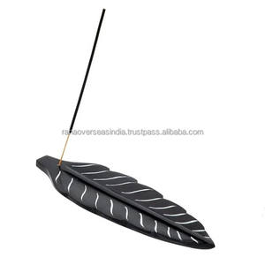 Quemador de Incienso Metálico Ecológico y Duradero con Diseño de Hoja, Perfecto para Varillas y Conos, Decoración para el Hogar, Oficina y Hotel a las Mejores Tarifas - Product Image 3