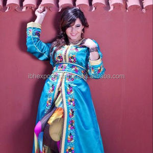 Vêtements modernes pour musulmans, caftan luxueux marocain de Dubaï, vêtements islamiques, robe pour femmes arabes, abaya - Product Image 1