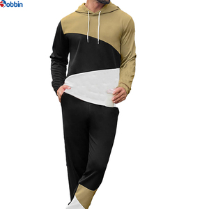 Conjunto Deportivo de Alta Calidad para Hombre, con Bloques de Color, Sudadera con Capucha, Manga Larga, Informal, para Otoño - Product Image 5