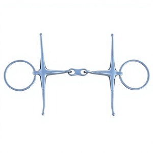 Morso francese <span class=keywords><strong>in</strong></span> argento con labbro intero e morso a torsione <span class=keywords><strong>in</strong></span> rame per l'addestramento, di Riaz Jamal Intel - Product Image 5
