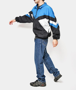 ชุดเซ็ตเสื้อแจ็คเก็ตแขนยาวพิมพ์ลายแฟชั่นผู้ชายสำหรับฤดูใบไม้ร่วง ชุดวอร์มผ้าไมโครไฟเบอร์ไนลอนคุณภาพสูง แห้งเร็ว สไตล์สตรีท - Product Image 5