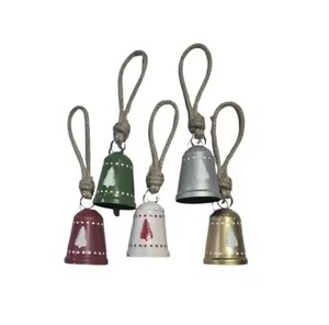 Handmade Metal Hanging <b>Bells</b> Festive Christmas Accent for <b>Winter</b> Celebrations - Product Image 5