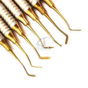 Ensemble de spatules pour composites dentaires 7 pièces, instrument chirurgical manuel en acier inoxydable, classe I, autoclavable, réutilisable - Product Image 4