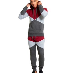 Ensemble de survêtement décontracté pour hommes, sweat à capuche et pantalon de jogging, 100 % coton, séchage rapide, respirant, en molleton, fabrication OEM, Pakistan - Product Image 1