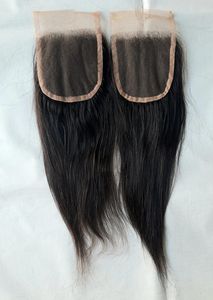 Extensiones de Cabello Humano Real con Cierre de Encaje HD Remy Virgen de la India del Sur, Textura Lisa y Rizada, Todos los Tamaños - Product Image 2