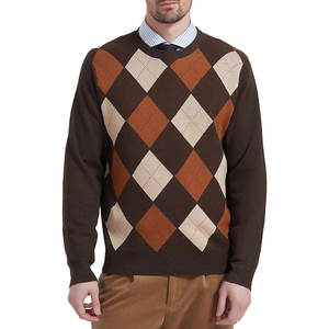 Pull tendance pour homme en coton et laine, style décontracté, prix bas, en promotion - Product Image 1