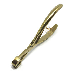 Luxury Gold Plated Hair <b>Extension</b> Pliers Premium <b>Micro</b> Ring Crimping Salon Tool Stainless Steel Nano Rings Keratin Bond Removal - Product Image 5