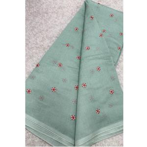 Tela de Chifón Bordada Malty Dobby, 100% Poliéster, Transpirable, Ecológica, para Bodas, Color Personalizado, Suministro Textil, Exportaciones - Product Image 3