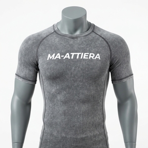 <b>Men</b> <b>Compression</b> Long Sleeve <b>Shirt</b> for Style Solid Pattern Spandex/Polyester Breathable Quick Dry Eco-Friendly Customizable - Product Image 3