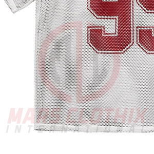 Maillot de football américain rétro tendance, style streetwear, coupe courte, fabriqué en usine, vintage, haute qualité - Product Image 6