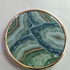 Posavasos de té de resina de madera MDF personalizado, artesanías de calidad hechas a mano, pintura de esmalte bendita agradecida, Decoración de mesa, bebida - Product Image 6