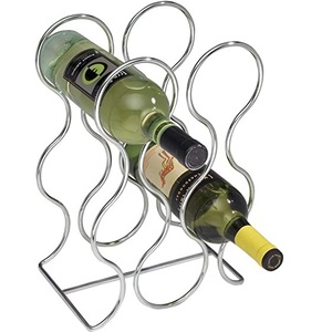 Estante para Botellas de Vino de Metal, Soporte de Almacenamiento en Espiral Independiente para Encimera, Cocina, Bar o Gabinete, Precio al por Mayor - Product Image 3
