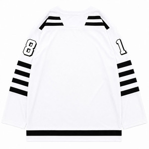 Maillot de hockey sur glace bleu personnalisé Ekin Impex à manches longues, maillot de sport d'équipe, vêtements de sport OEM - Product Image 2
