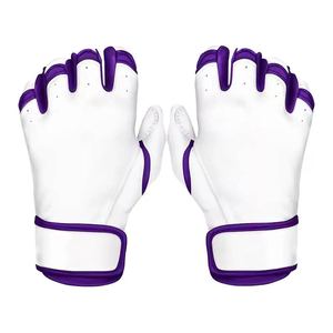 Guantes de Bateo de Béisbol de Piel de Oveja Premium, Grado Profesional, Palma Reforzada, Muñequera Segura, Colección Atlética - Product Image 1