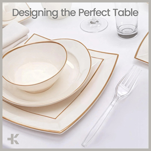 Ensemble de couverts jetables en PP/PS biodégradables, écologiques, recyclables, adaptés aux aliments, fourchettes, couteaux, cuillères, couverts robustes - Product Image 6