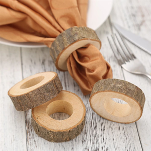Anillos de Servilleta de Madera Más Vendidos, Decoración para Catering, Ideal para Bodas y Fiestas Reales, HF CRAFTS - Product Image 5