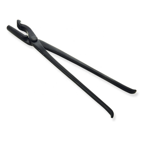 Instrumento Quirúrgico Veterinario Reutilizable de Acero Inoxidable Negro Hecho a Mano, Pinza para Pezuñas Recta y Curva de Agarre Firme, Recortador de Pezuñas - Product Image 2