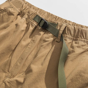 กางเกงคาร์โก้ผ้าแคนวาสน้ำหนักเบาสำหรับผู้ชายขายส่ง พร้อมกระเป๋า กางเกงวอร์มและกางเกงแทรคแบบสั่งทำ - Product Image 2
