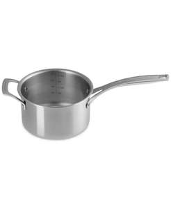 Casseruola rotonda essenziale in acciaio inossidabile con coperchio, 3 Qt. | Le Creuset - Product Image 2