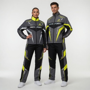 Premium Purple & Yellow Sublimation Windbreaker Tracksuit Unisex Jacket & Pants Set Athletic Sportswear - Product Image 5