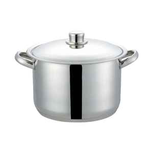 Couvercle de marmite en acier inoxydable robuste pour soupe et bouillon, avec double poignée, ustensile de cuisine grande capacité pour restaurant, compatible lave-vaisselle - Product Image 5