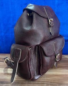 Mochila Vintage Antirrobo de Cuero Genuino, Forro de Poliéster Suave, Cierre de Broches, Unisex, 20-35L, Uso Diario - Product Image 2