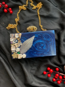 Wholesale Handmade Eco-Friendly <b>Resin</b> Clutch Evening Bag for Women Wedding Party & Christmas Wear by FAIZA CRAFT - Product Image 5