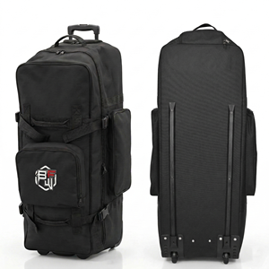 Sac de sport portable avec séparation sec/humide, extensible, bandoulière, pour fitness et voyage, fermeture éclair, design pliable - Product Image 1