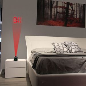 Reloj Despertador Inteligente con Proyección LCD, Funciona con Batería, con Transmisión de Voz, Función de Repetición y Visualización de Temperatura, Sistema de Hora de 12/24 Horas - Product Image 2