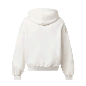 เสื้อฮู้ดซิปผู้ชายทรงโอเวอร์ไซส์ สีพื้น ผ้าฝ้ายฟลีซ สวมใส่สบาย ทรงปกติ สำหรับฤดูหนาว น้ำหนัก 360 กรัม ป้องกันการหดตัว - Product Image 2