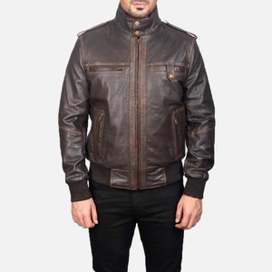 Finer Threads High Quality Genuine Leather Jacket <b>Men</b> 2026 ODM Biker Style Fashion Streetwear Autumn Breathable Bulk Wholesale - Product Image 2