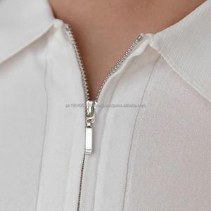 Camisa de Verano 2026 para Hombre, Mezcla de Algodón de Secado Rápido, con Cierre, Servicio OEM de Marca Privada, Tejido y Punto Personalizados 2026 - Product Image 4