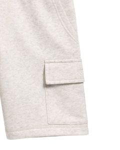 Pantalones Cortos Cargo Gris Claro para Hombre, Cintura Elástica con Cordón, Estilo Casual Urbano, con Bolsillos Laterales, Fabricante de Pantalones Cortos de Verano - Product Image 6