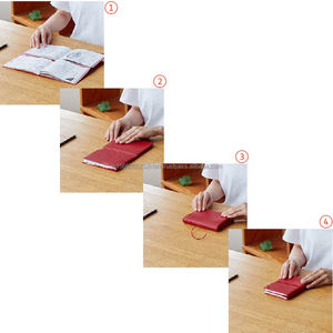 Tetefu Mignon PVC Hebdomadaire Mensuel Plan A6 Fabriqué au Japon 3 Plis Mini Journal Cahier Grille Papier Papeterie École - Product Image 4