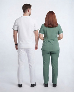 Unisex Nurse <b>Scrub</b> Jogger <b>Scrub</b> <b>Set</b> Hospital Doctors and Nurses Custom Logo Professional Medical <b>Scrub</b> <b>Set</b> - Product Image 2