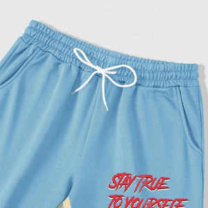 Ensemble sweat à capuche et pantalon de jogging en molleton bleu pour homme, coupe décontractée, tenue d'automne, couleur unie, survêtement tricoté - Product Image 4