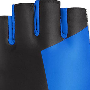 Gants de cyclisme demi-doigts respirants de haute qualité à bas prix fabriqués au Pakistan avec sangle de poignet réglable et design personnalisé pour - Product Image 4