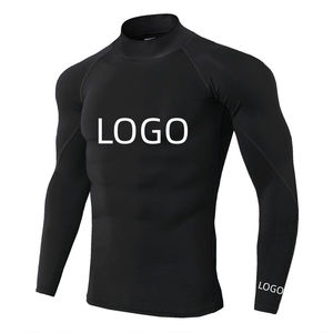 2026 Rashguard Homme à Manches Longues Personnalisé Séchage Rapide pour Gym BJJ MMA Respirant Écologique Anti-bactérien Spandex/Polyester - Product Image 1