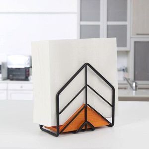 Porte-serviettes en métal design, panier à mouchoirs décoratif durable, parfait pour les tables à manger, les cafés et l'organisation moderne de la maison - Product Image 3