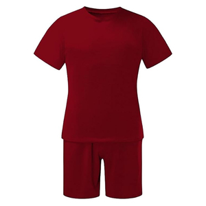 Fabricante de Conjuntos de Verano para Hombre, 2 Piezas, Pantalones Cortos Cargo de Algodón y Camiseta, Suministro al por Mayor OEM - Product Image 4